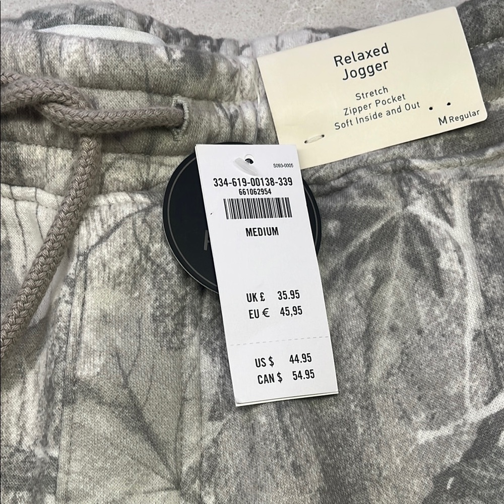 Gray Relaxed Jogger Pants
